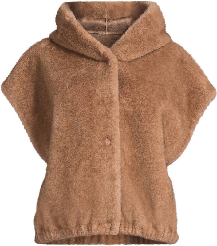 Studio AR - Olena - Faux Fur Jas - Bruin