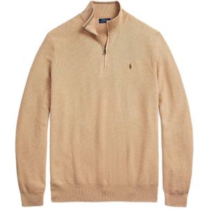 POLO Ralph Lauren Big & Tall fijngebreide trui met logo camel melange