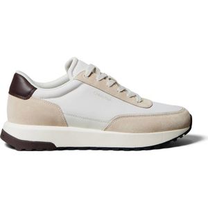 Calvin Klein leren sneakers wit/beige