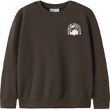 Sweatshirt - Regular Fit - Geborstelde Sweatstof - Lange Mouwen