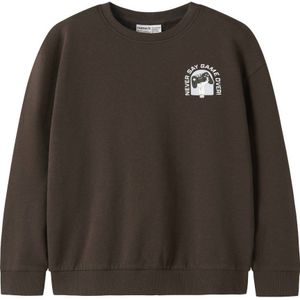 Sweatshirt - Regular Fit - Geborstelde Sweatstof - Lange Mouwen