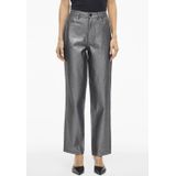 VILA - VIKelly - Jeans - Zilvergrijs - Loosefit - High Waist