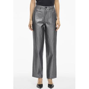 VILA - VIKelly - Jeans - Zilvergrijs - Loosefit - High Waist