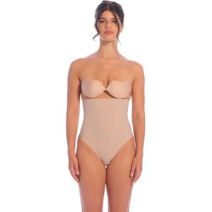 Perfect Secrets high waist corrigerende string Power Shaper beige