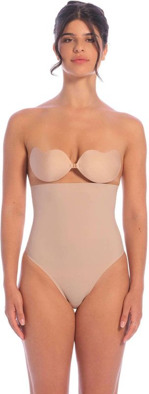 Perfect Secrets high waist corrigerende string Power Shaper beige