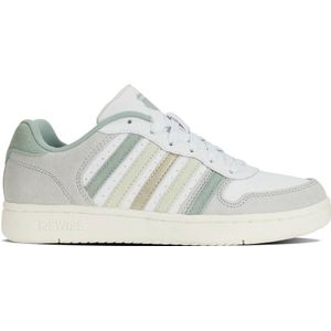 K-Swiss Court Palisander sneakers lichtgrijs/lichtgroen/wit