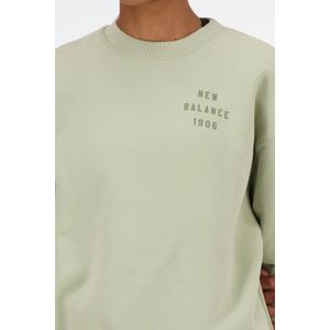 New Balance sweater olijfgroen
