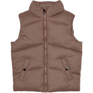 VERO MODA GIRL reversible bodywarmer VMUPPSALA lichtbruin