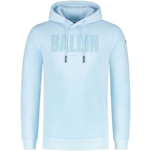 Ballin hoodie met printopdruk light blue