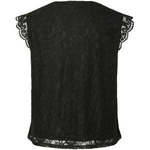 PIECES Curve top zwart