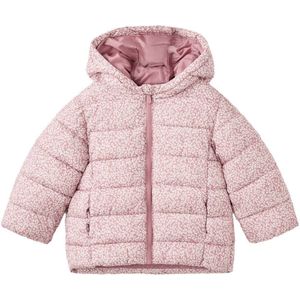 MANGO KIDS - June - Gewatteerde Jas - Rosa/Wit - Bloemenprint