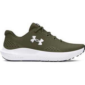 Under Armour Charged Surge 4 hardloopschoenen donkergroen/wit