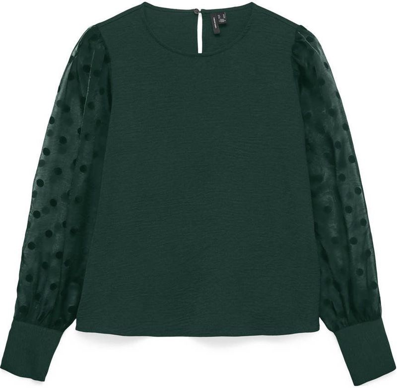 VERO MODA - VMALVA DETAIL LS TOP WVN - Blouse - Dames