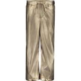 LEVV - Little - Imitatieleren Broek - Goud - Regular Fit