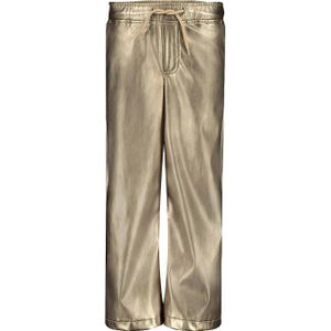 LEVV - Little - Imitatieleren Broek - Goud - Regular Fit
