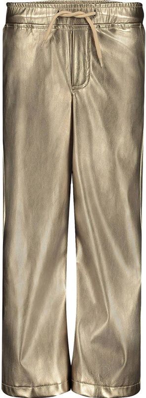 LEVV - Little - Imitatieleren Broek - Goud - Regular Fit