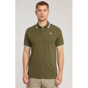 G-STAR slim fit polo Dunda donkergroen