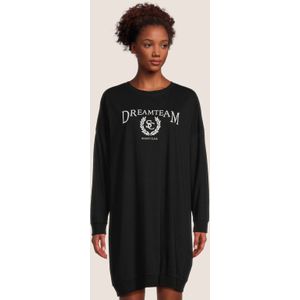 Dreamcovers bigshirt met printopdruk zwart