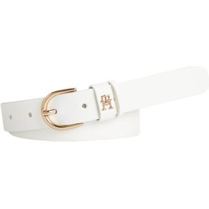 Tommy Hilfiger leren riem Essential Effortles ecru