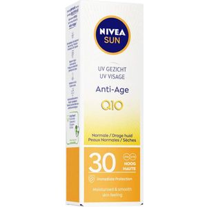 NIVEA SUN uv gezicht anti-age Q10 zonnecreme SPF 30 - 50 ml