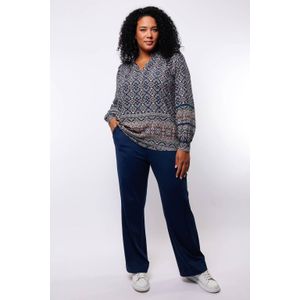 Exxcellent straight regular waist broek donkerblauw
