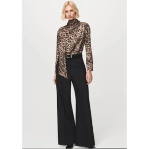 Mango top donkerbruin