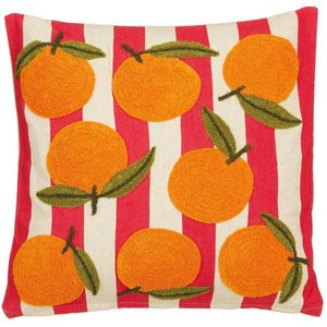 Mica Decorations sierkussen sinaasappel (45x45 cm)