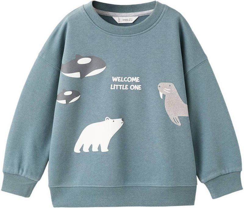 Mango Kids sweater blauw