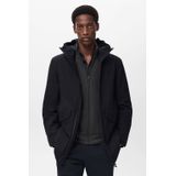 MANGO MAN - Interval - Tussenparka - Zwart