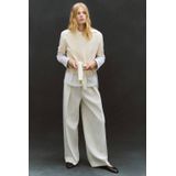 Mango gebreide trui met wol ecru