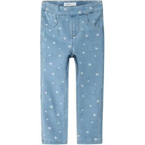 NAME IT MINI slim fit regular waist jeans light blue denim