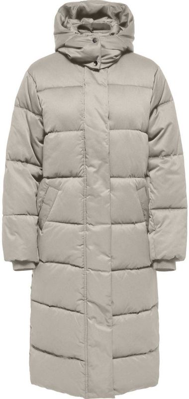 JDY gewatteerde jas grijs