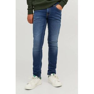 JACK & JONES JUNIOR low waist slim fit jeans JJIGLENN JJORIGINAL blue denim