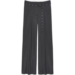 Catwalk Junkie high waist straight fit broek grijs