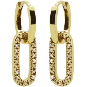 KARMA Jewelry goldplated oorbellen Dangling