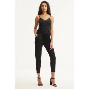 VERO MODA top met kant VMINGE zwart