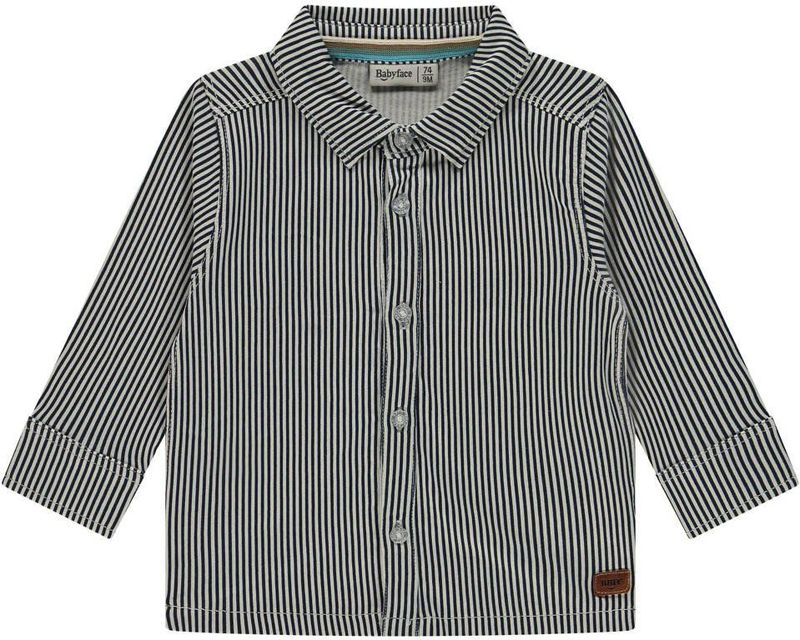 Babyface gestreepte longsleeve blauw