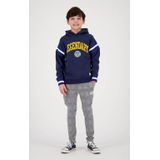 Vingino hoodie Niyos donkerblauw/geel