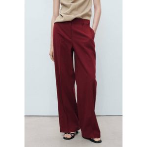 Mango straight regular waist pantalon