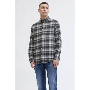 JACK & JONES PREMIUM regular casual overhemd grijs - (set van 2)