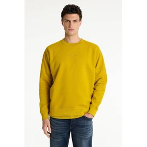 CHASIN' - Ido - Sweater - Geel - Loose Fit - 3D-artwork Rubberized Backprint