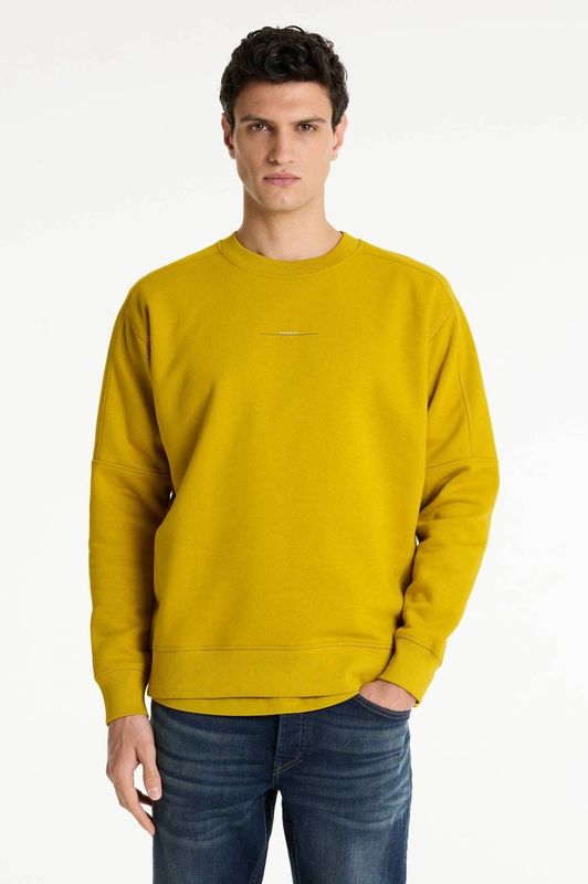 CHASIN' - Ido - Sweater - Geel - Loose Fit - 3D-artwork Rubberized Backprint