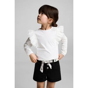 Mango Kids denim short black denim