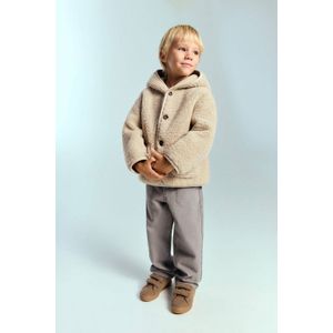 Mango Kids teddy jas beige