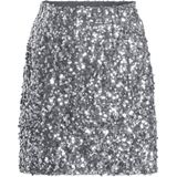 High waist minirok met pailletten, model 'FAITH'