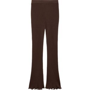 Mango slim fit legging donkerbruin