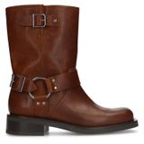 Sacha leren bikerboots cognac