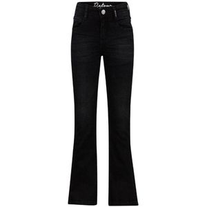 Retour Jeans High Waist Flared Jeans MIDAR Black Denim