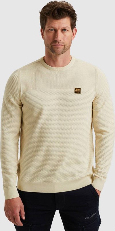 PME Legend - Trui Ronde Hals - Wit