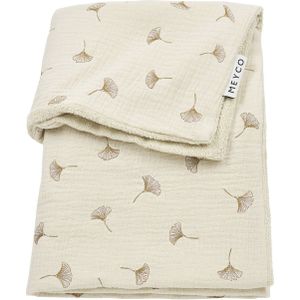 Meyco pre-washed hydrofiel wiegdeken Ginkgo soft sand
